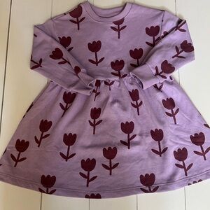 Cotton on Floral Purple Kids Dress